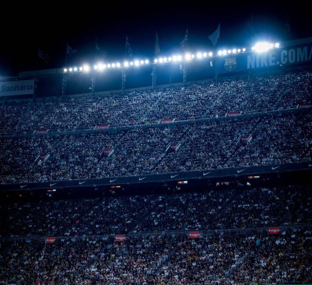¡Espectacular entrada! 81,104 espectadores se hicieron presentes al Spotify Camp Nou para ver el Barcelona vs Rayo Vallecano. 