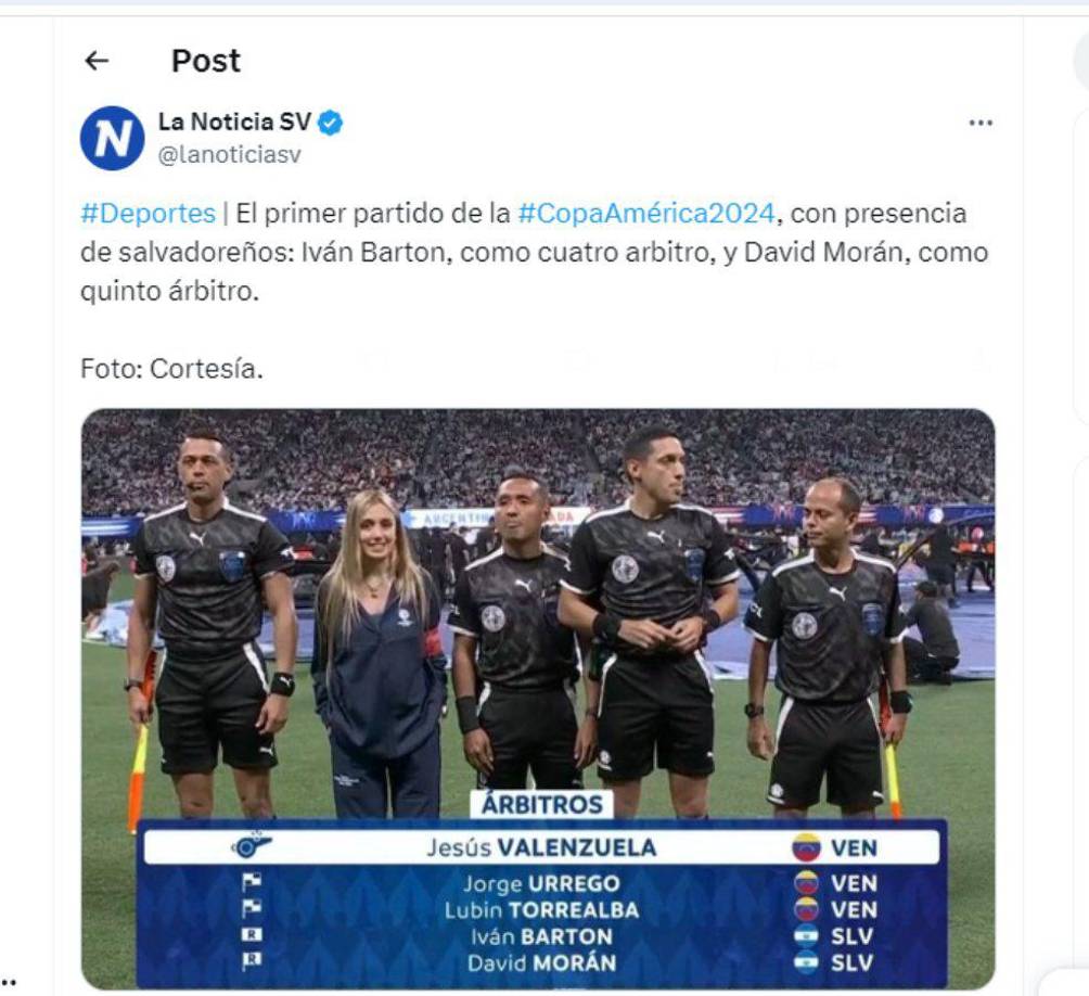Cabe señalar que Iván Barton no trae malos recuerdos para los hondureños por su terrible partido en el Honduras vs México que mandó a la H al repechaje por un cupo a la Copa América.