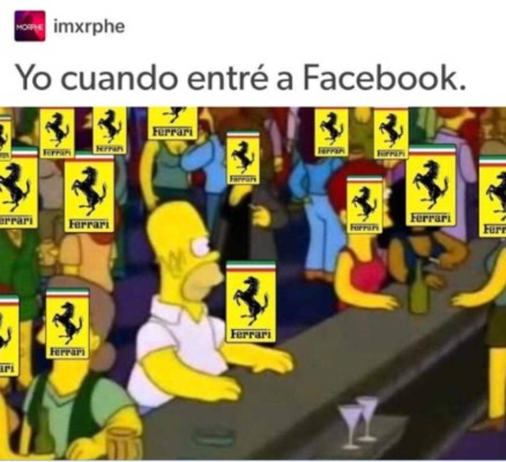 La curiosa respuesta desató la creatividad de los internautas quienes crearon muchos memes sobre el Ferrari.