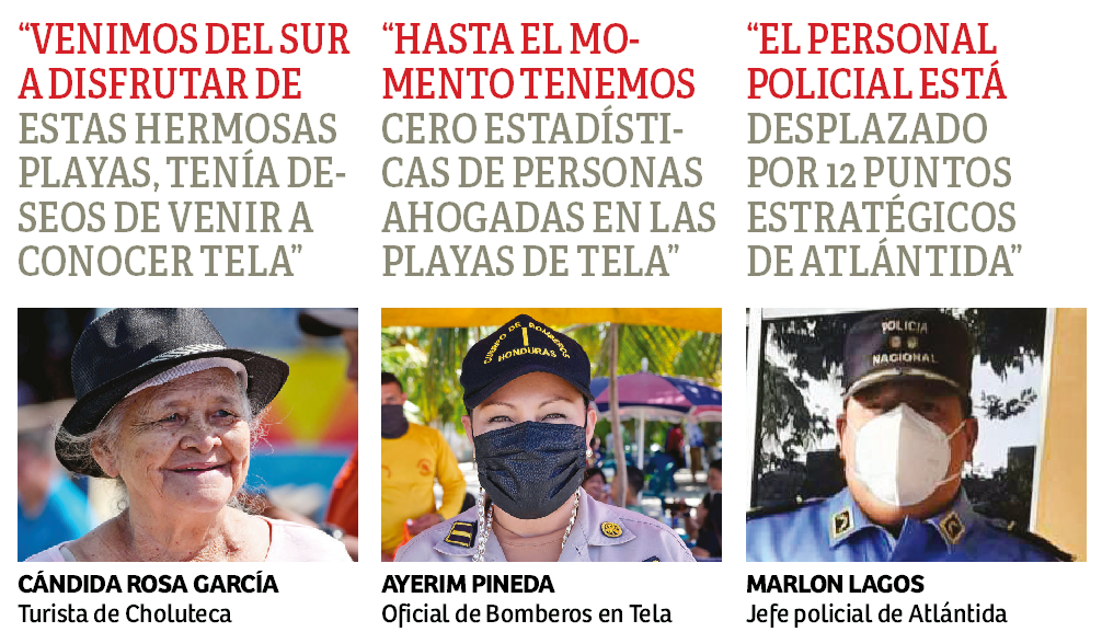 Playas de Tela congregan a miles de turistas