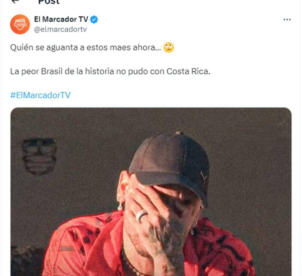 El Marcador TV de Panamá dejó un gracioso mensaje en sus redes sociales. 