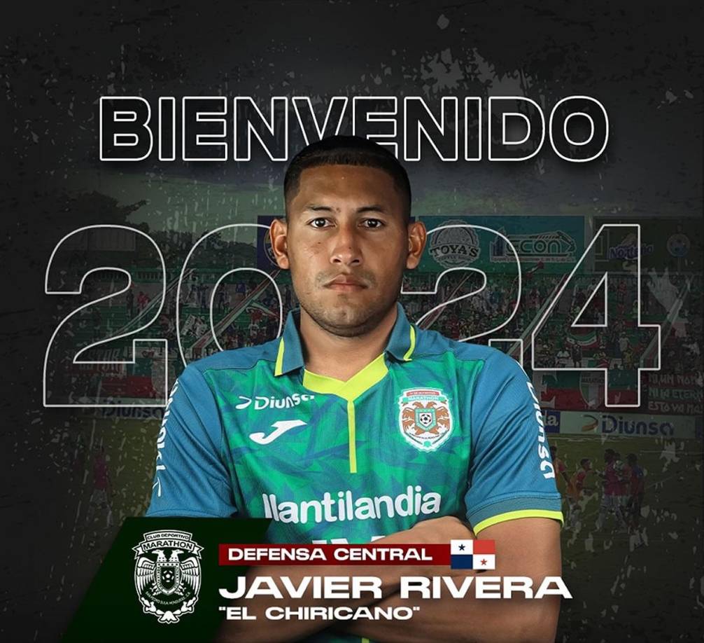 Javier Rivera - El Marathón confirmó el fichaje del defensa panameño de 25 años que llega procedente del Sporting San Miguelito de Panamá.