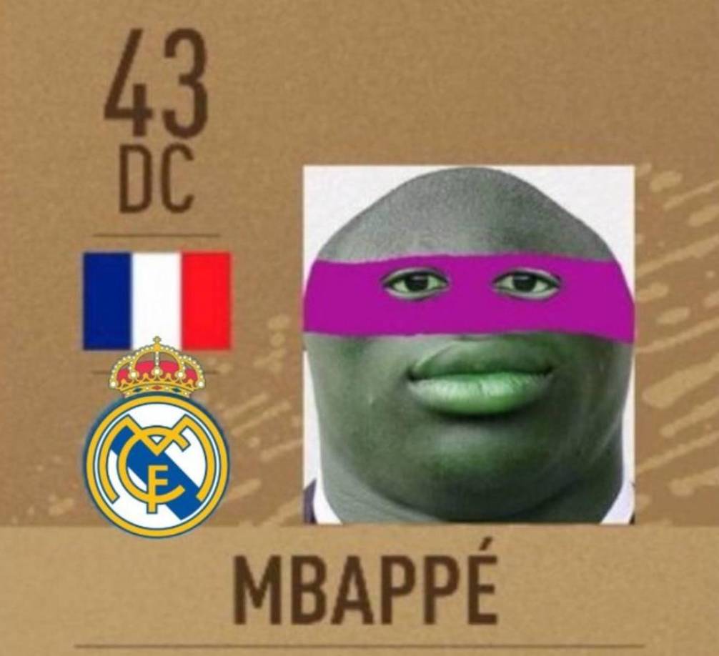 Mbappé es objeto de burlas en las redes sociales por su mal partido ante Liverpool.