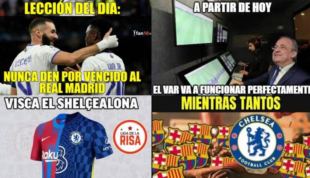Real Madrid y Villarreal clasificaron a semifinales de la Champions League tras eliminar al Chelsea y Bayern Múnich respectivamente. Las redes sociales estallan con ingeniosos memes.