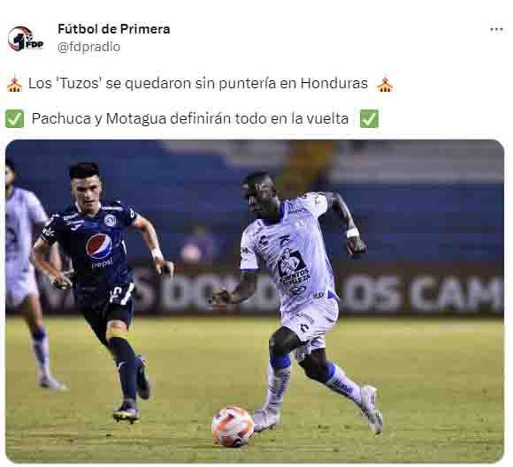 “Los Tuzos se quedaron sin puntería en Honduras”.