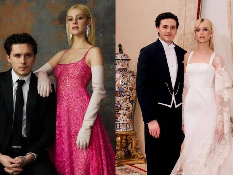 Brooklyn Beckham y Nicola Peltz se han convertido en marido y mujer después de haber hecho sus votos en una ceremonia judía llena de celebridades de todo tipo en Miami, Florida.