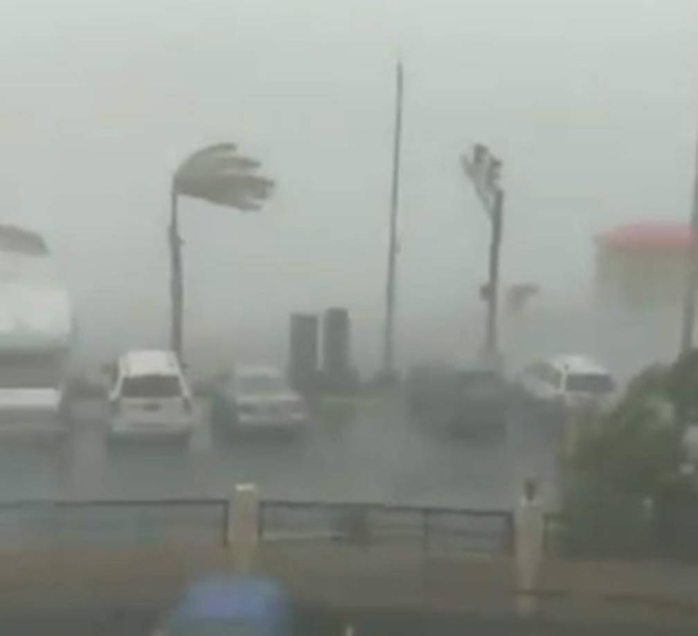 MIAMI BEACH, FLORIDA - AUGUST 30: Workers place plywood over windows as they prepare a business for the possible arrival of Hurricane Dorian on August 30, 2019 in Miami Beach, United States. Dorian could be a Category 4 storm when it makes landfall as early as Monday somewhere along the Florida coast. Joe Raedle/Getty Images/AFP<br/><br/>== FOR NEWSPAPERS, INTERNET, TELCOS & TELEVISION USE ONLY ==<br/><br/>