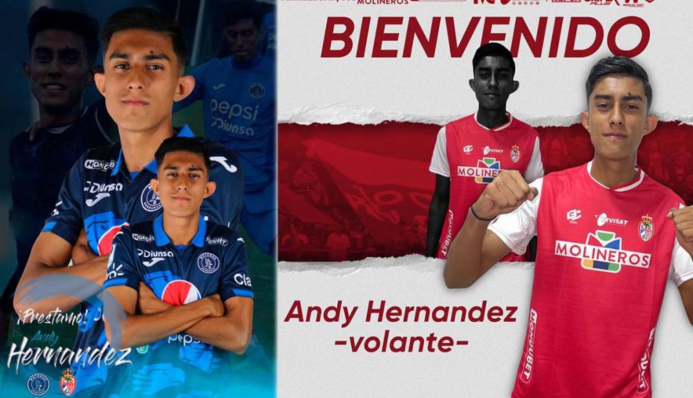 Andy Hernández - El joven delantero también sale del Motagua y se marcha a préstamo a la Real Sociedad de Tocoa.
