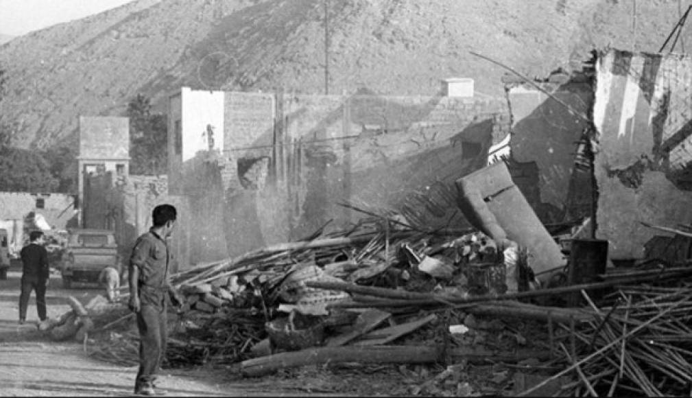 Perú, 31 de mayo de 1970<br/>Intensidad: 7.8 grados<br/>Víctimas: Entre 66,000 y 80,000 muertos<br/>Dejó a la ciudad de Huaraz en ruinas, matando a casi la mitad de su población. Debido a un alud de piedra y lodo, la ciudad de Yungay desapareció por completo. <br/>