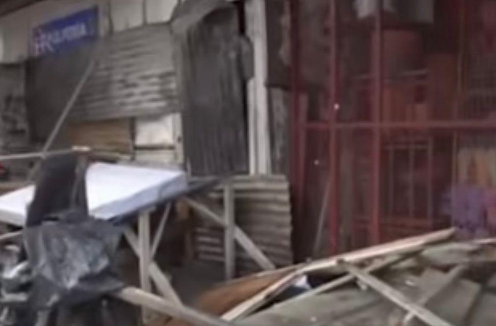 Ungió su negocio horas antes del incendio y fue el único que no se quemó