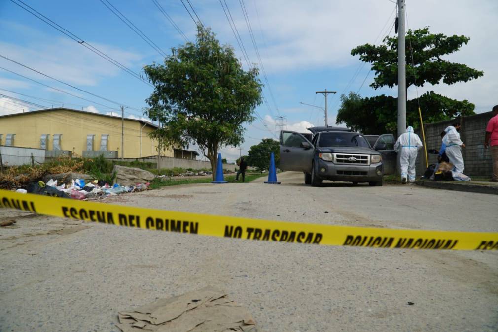 ¡Persecución de película! Robacarros huyen a pie tras ser burlados por su víctima en San Pedro Sula