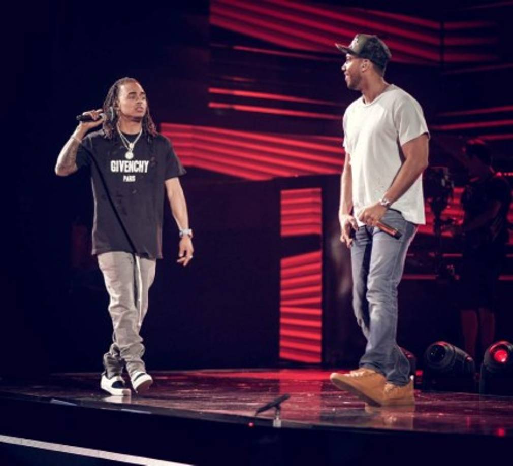 Ozuna y Romeo Santos.