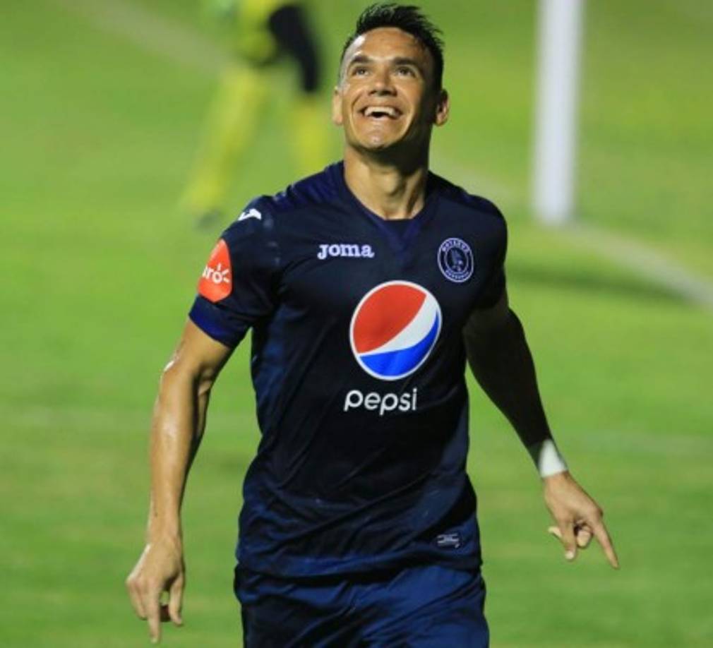 Roberto Moreira: El delantero paraguayo del Motagua le dio el triunfo a su equipo ante Platense.