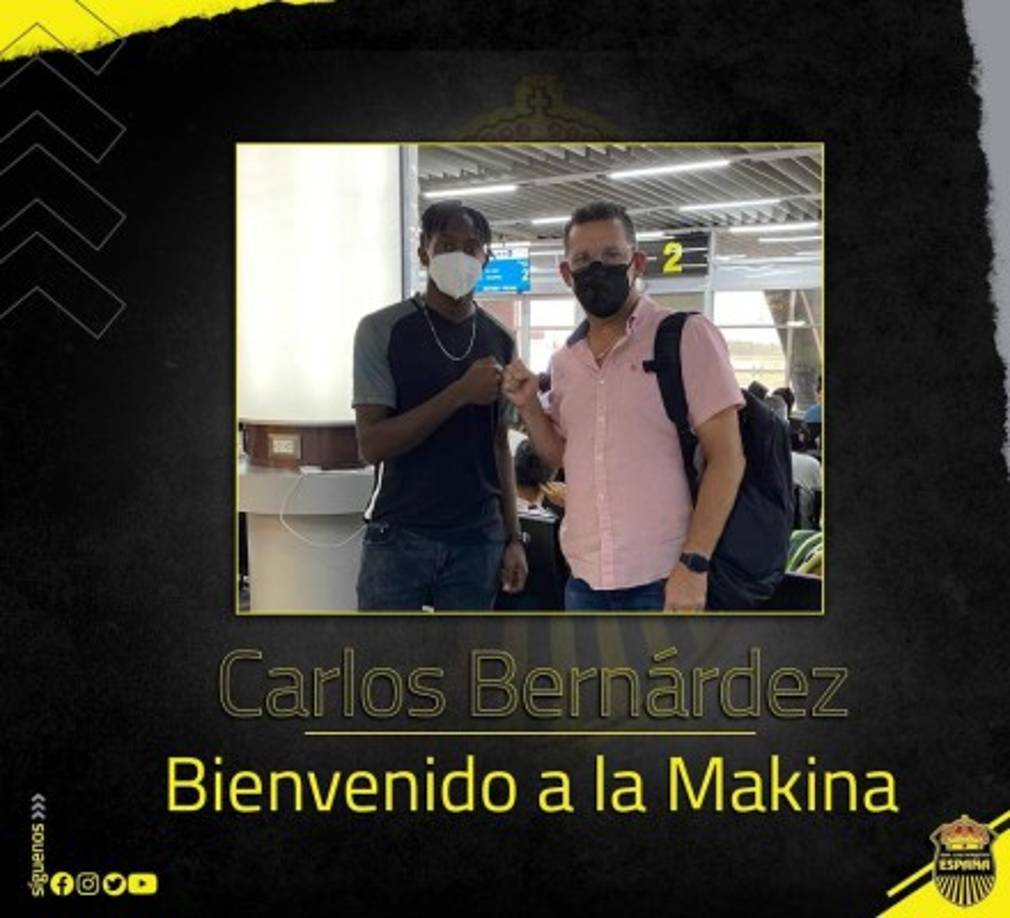 ¡Primer refuerzo aurinegro! El Real España anunció el fichaje de Carlos Bernárdez, delantero de nacionalidad beliceña que llega procedente del Platense, donde destacó a base de goles.