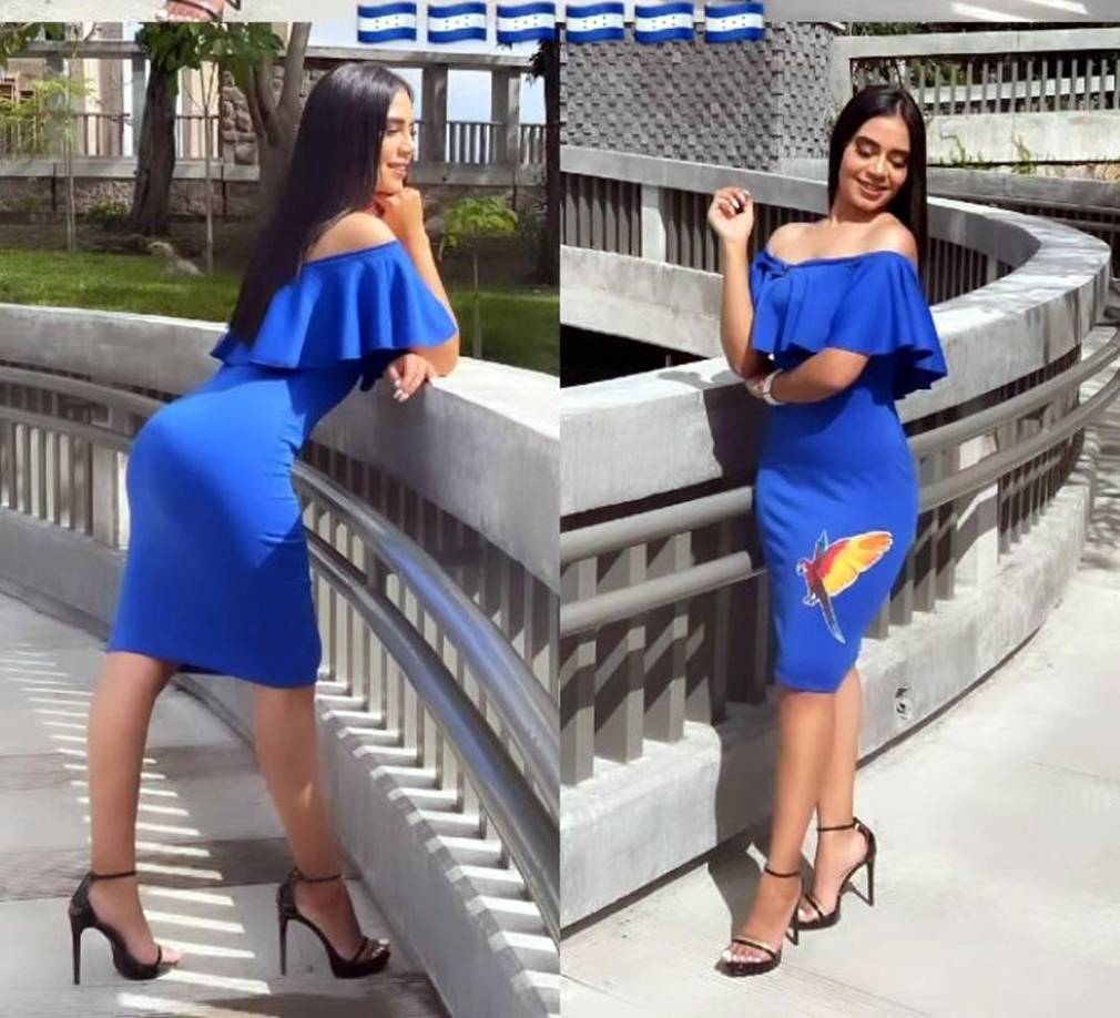 Cristel Osorio engalanó la pantalla en las celebraciones del Día de Independencia de Honduras.