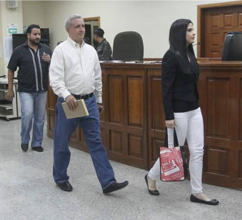 Además de Michelle Alejandra Rojas, también llegaron al juicio su primo Mario Zelaya y Jhon Charles Bográn.