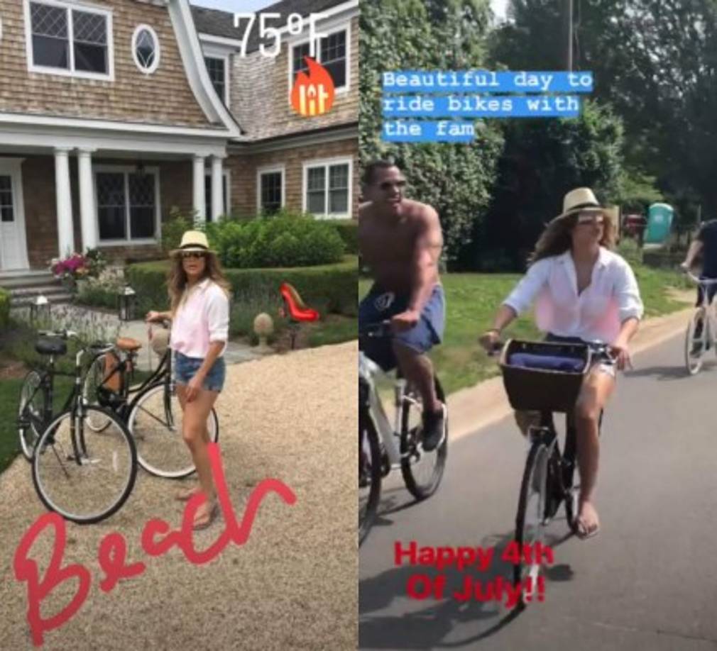 Jennifer López la pasó en familia con Alex Rodríguez y los hijos de ambos.