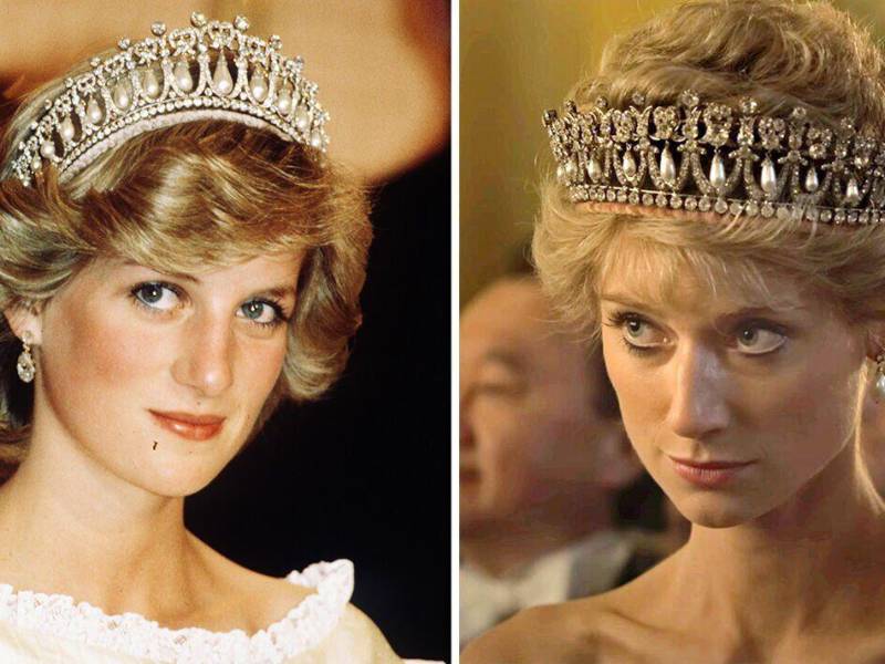 El personaje de la princesa Diana es interpretado por la actriz Elizabeth Debicki.