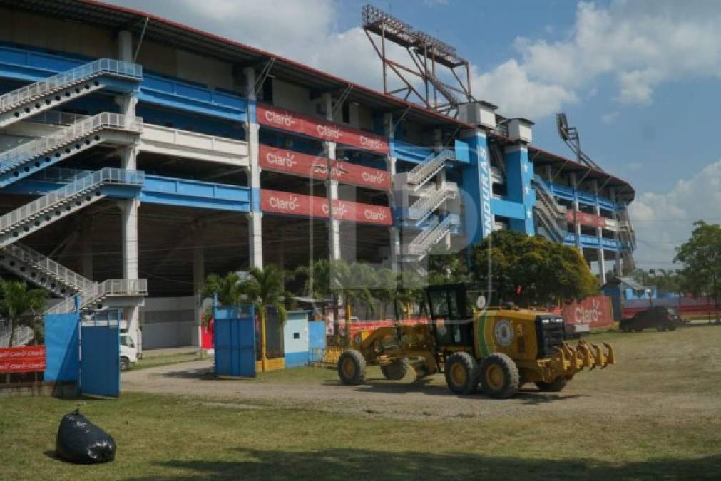 Los accesos al estadio Olímpico han quedado completamente limpios y las calles han sido reparadas.