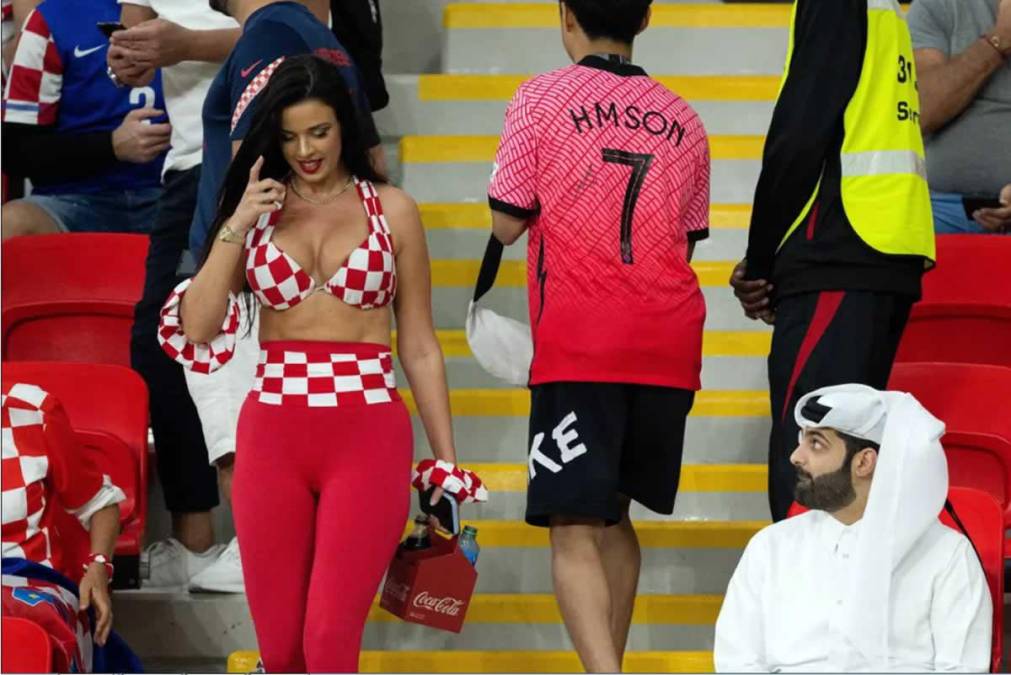 En los últimos días se hizo muy viral una imagen de un momento que vivió Ivana durante el partido Croacia-Bélgica de la jornada 3 de la fase de grupos.