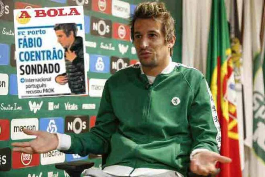 Fabio Coentrao: Según A Bola, el Oporto está sondeando la posibilidad de fichar al defensa, que incluso hace unos días viajó a Grecia para firmar por el PAOK, traspaso que al final no se ha producido. Ahora su destino podría ser el equipo portugués.