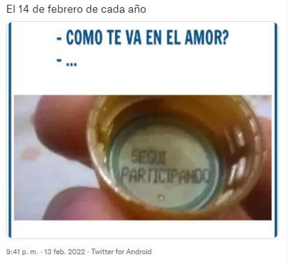 Memes por San Valentín: las divertidas imágenes del 14 de febrero