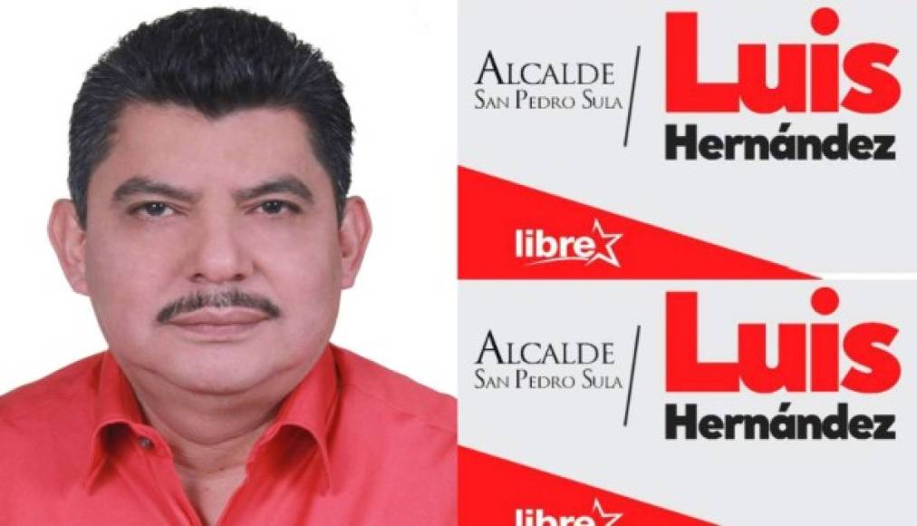 El Pedagogo Luis Arturo Hernández Murcia es el precandidato de la alcaldía de San Pedro Sula por el movimiento Honduras Libre que lidera Wilfredo Méndez. Es la segunda vez que busca ser candidato a alcalde por la ciudad. Dice que tiene un plan general de urbanización.