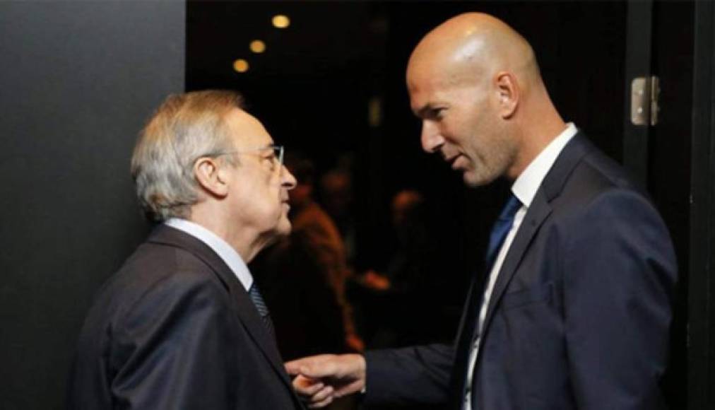 Medios españoles como El Chiringuito han revelado los jugadores que Zidane le ha pedido a Florentino Pérez que los venda en el 2021.