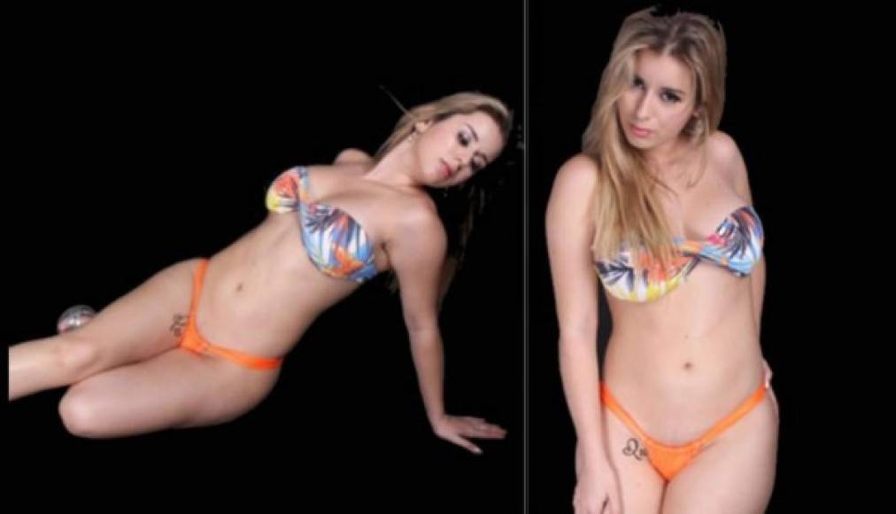 Vanessa Tasquetto - La modelo, actriz y DJ, fue tan cercana al futbolista que en 2014 se tatuó un 'R10' (El sello publicitario que distingue a Ronaldinho) en su entrepierna.