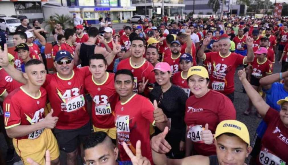 El entusiasmo era evidente en los corredores que han participado en la 43 Maratón Internacional de Diario LA PRENSA.