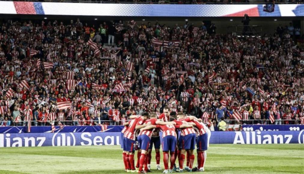 El sábado el estadio abrió y el Atlético de Madrid venció 1-0 al Málaga.