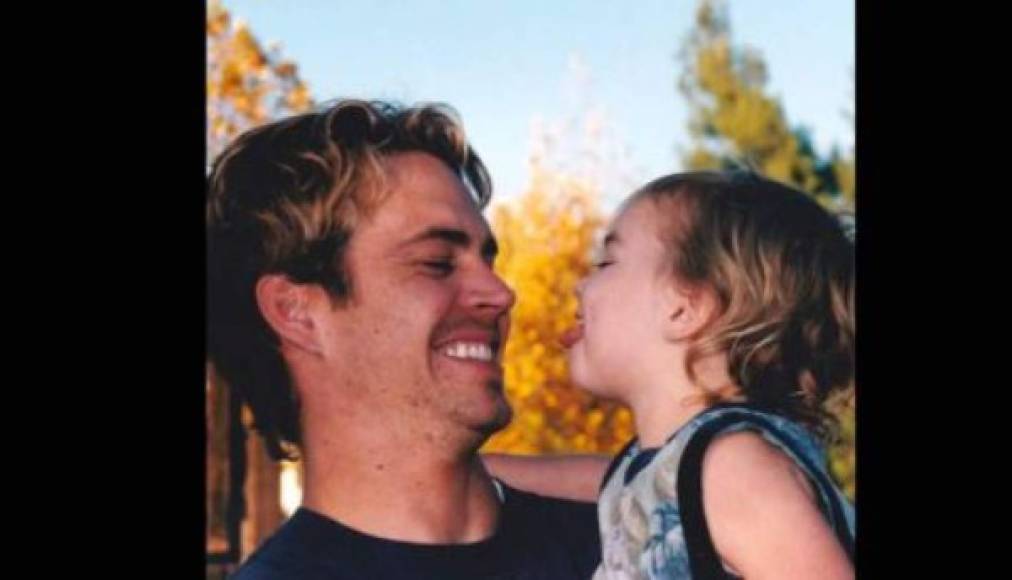 La hija del actor ahora tiene 21 años y trabaja en la fundación que creo ella en honor a su padre, 'The Paul Walker Foundation'.