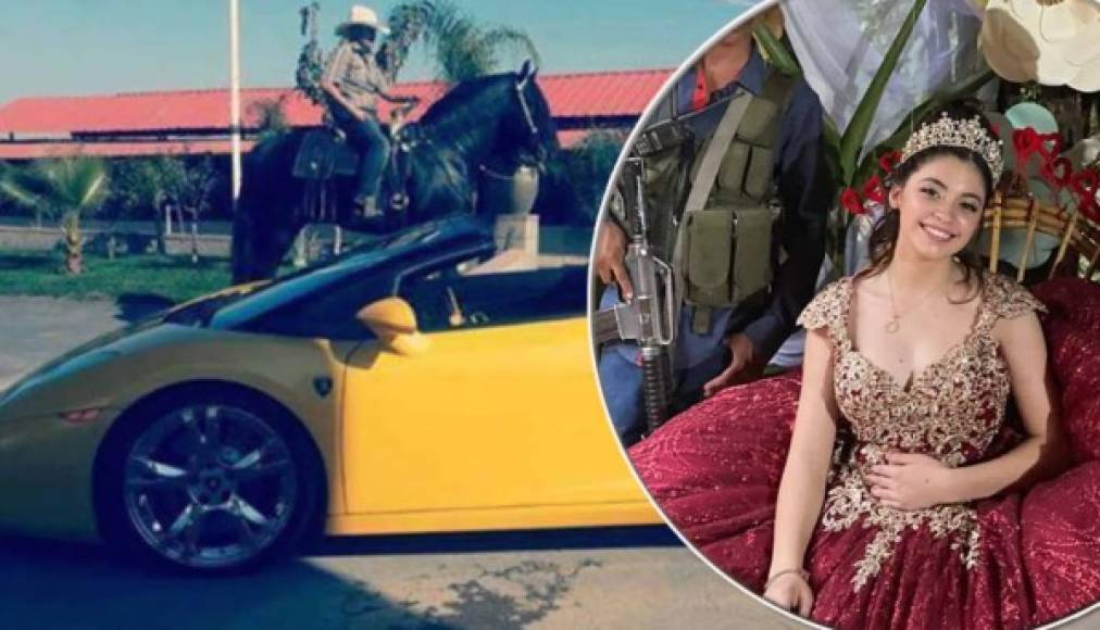 La quinceañera que está causando polémica tras posar en una sesión de fotografías con un grupo de sicarios es hija del supuesto narcotraficante 'El Padrino' en México.
