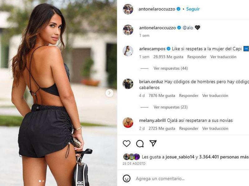 Antonela Roccuzzo, esposa del capitán de la Selección de Fútbol de Argentina, Lionel Messi, es una ‘influencer’ muy activa en sus redes sociales, principalmente en Instagram, donde acumula más de 38 millones de seguidores.