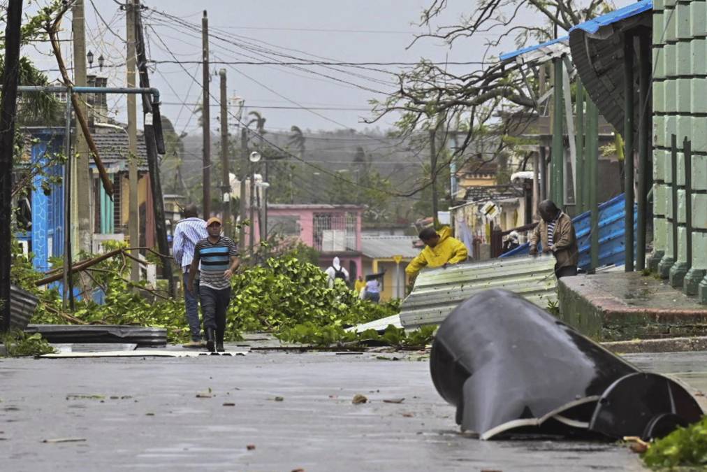Los destrozos y daños que dejó el huracán Ian en su paso por Cuba