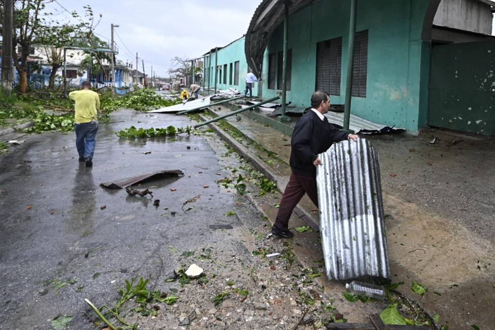 Las primeras imágenes de las secuelas del huracán Ian en Cuba