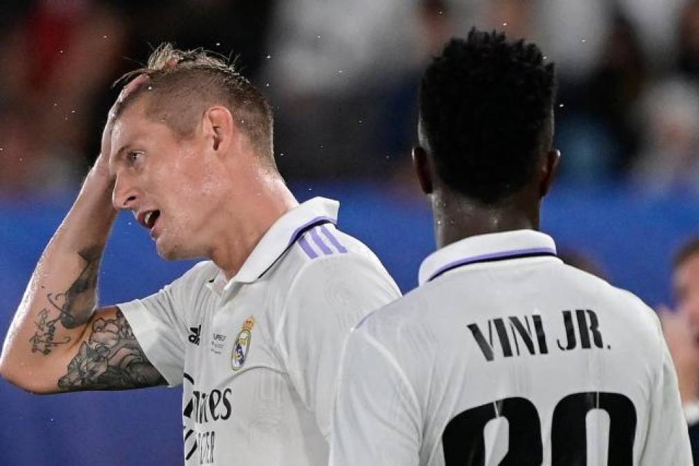 Medios españoles señalan que Toni Kroos no está de acuerdo con las actitudes que muestra Vinicius en cada uno de los partidos.