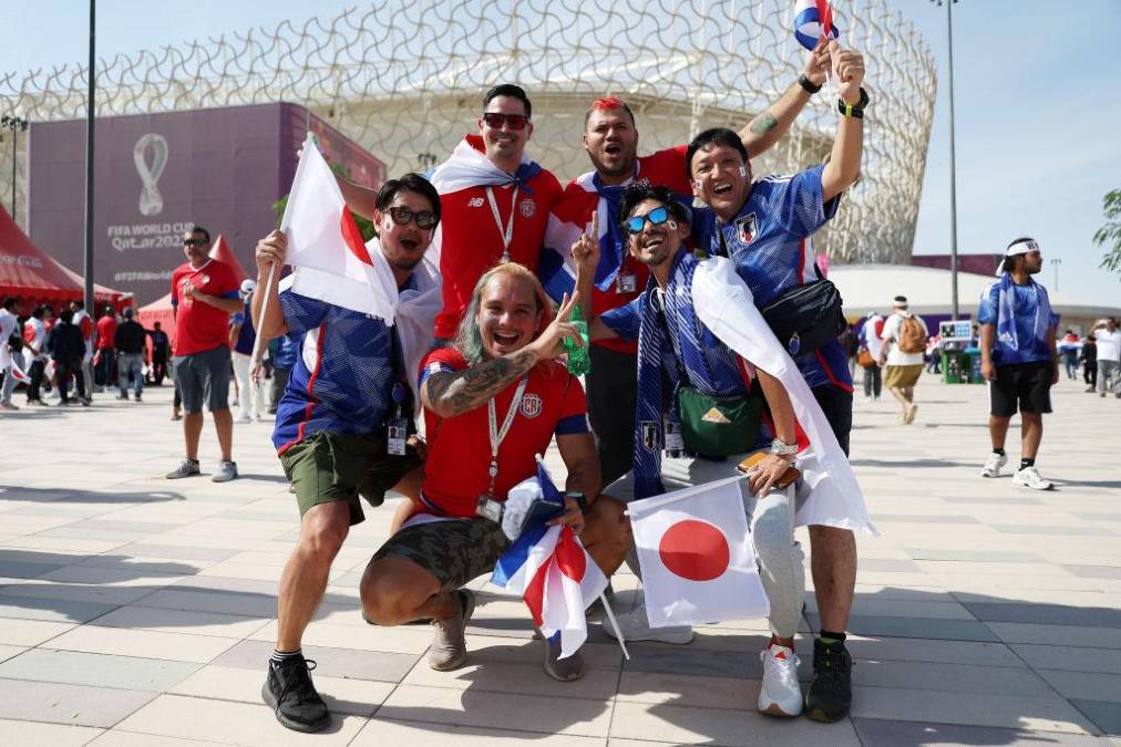 Aficionados ticos y japoneses compartieron y montaron una linda fiesta deportiva.