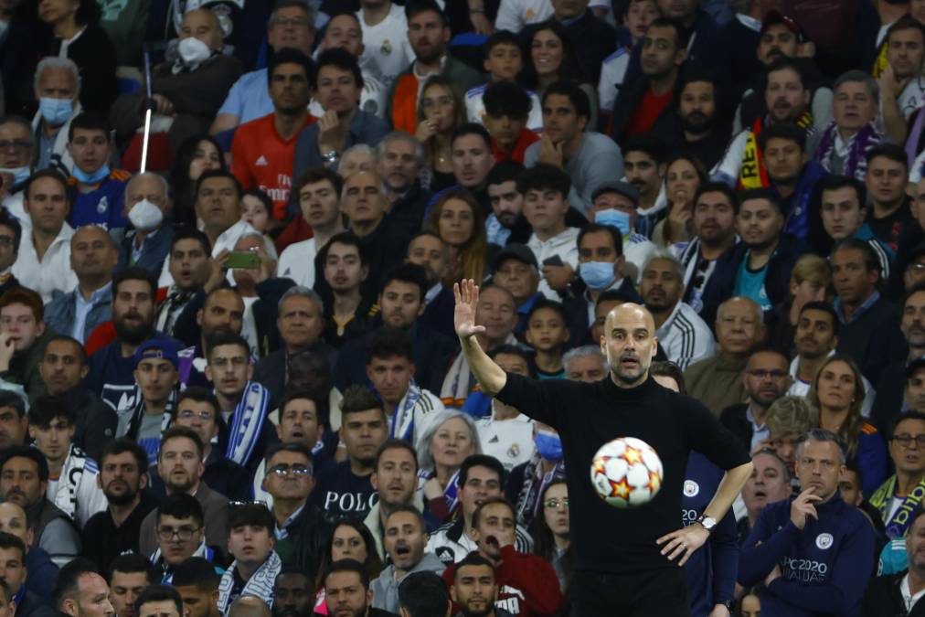Frustración y su gesto tras el final: Así sufrió Pep la remontada ante Real Madrid