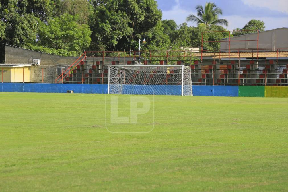 Fotos: Así se encuentra el estadio de Choloma, donde se reanudará el clásico sampedrano