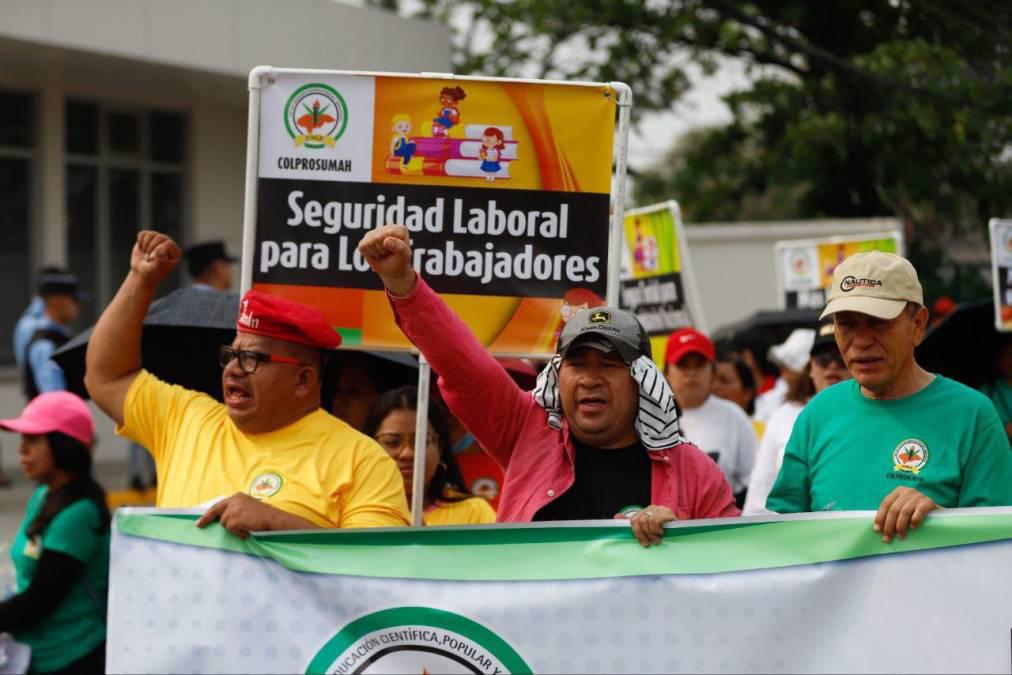 Trabajadores de Honduras marchan este 1 de mayo a nivel nacional