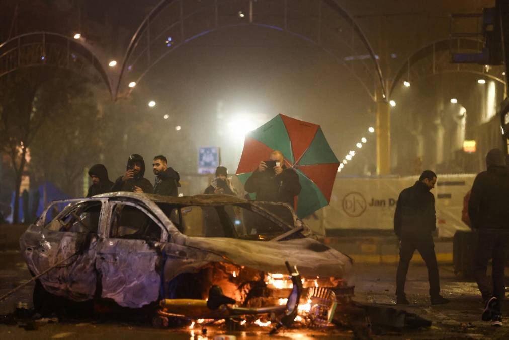 Estallido de violencia en Bruselas tras la derrota de Bélgica ante Marruecos