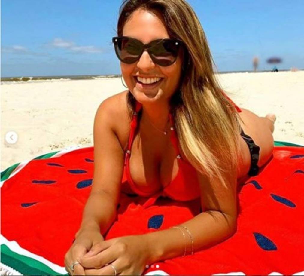 Magali empezó su carrera de modelaje trabajando como promotora en Uruguay.