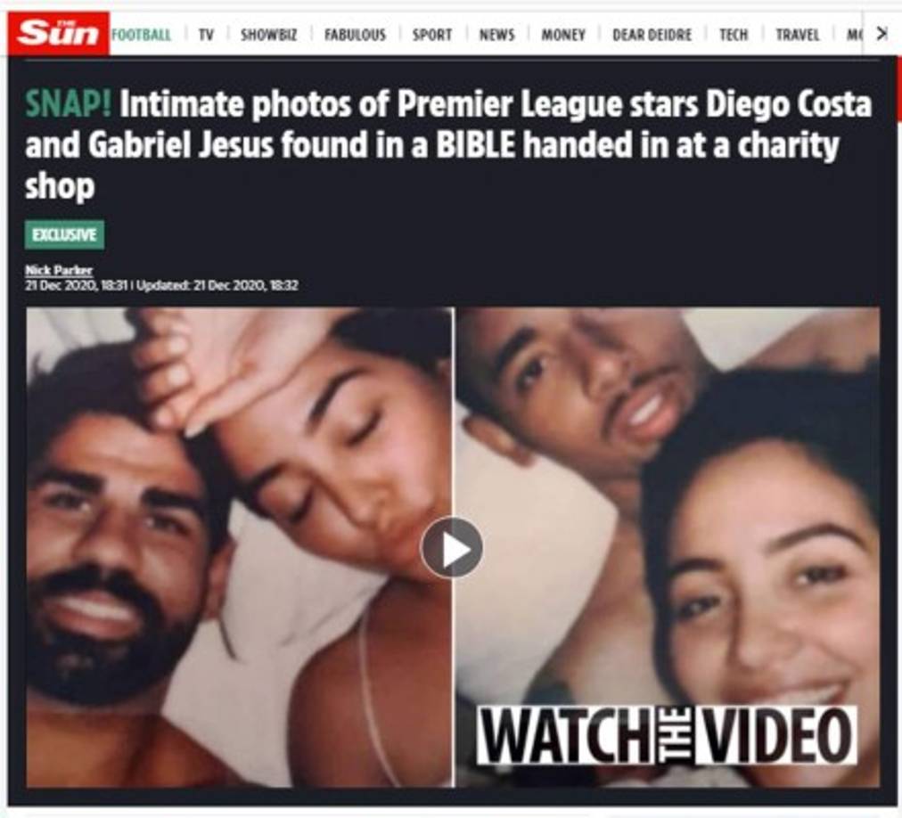 'Una mujer de apariencia española o latina dejó las bolsas. Dijo que un amigo se fue del Reino Unido y quería deshacerse de algunas cosas', explico uno de los responsables de la tienda al diario The Sun. 'La mujer trajo las bolsas y nunca ha vuelto, así que nadie sabía qué hacer con las fotos', añadió.