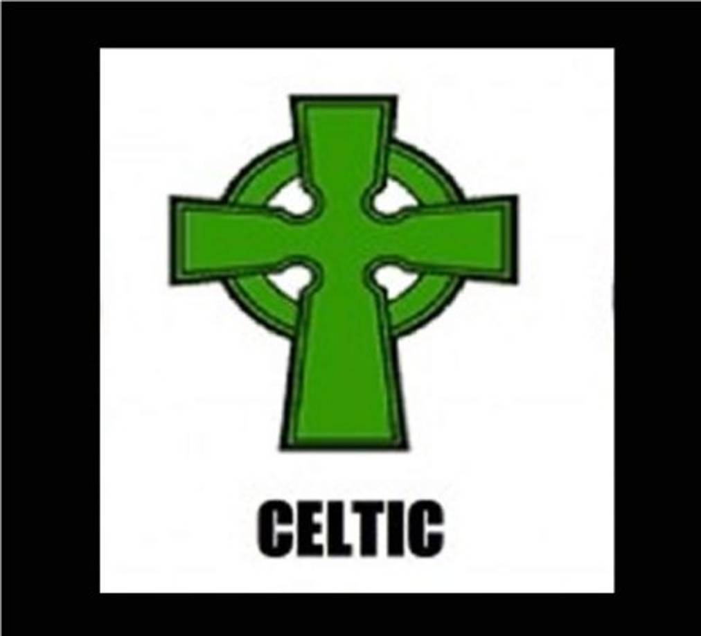 El primer escudo del Celtic de Escocia, fundado en 1887.