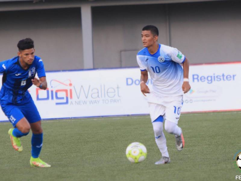 Honduras fue superada por la selección de Nicaragua. Foto Twitter @Fenifutnica.