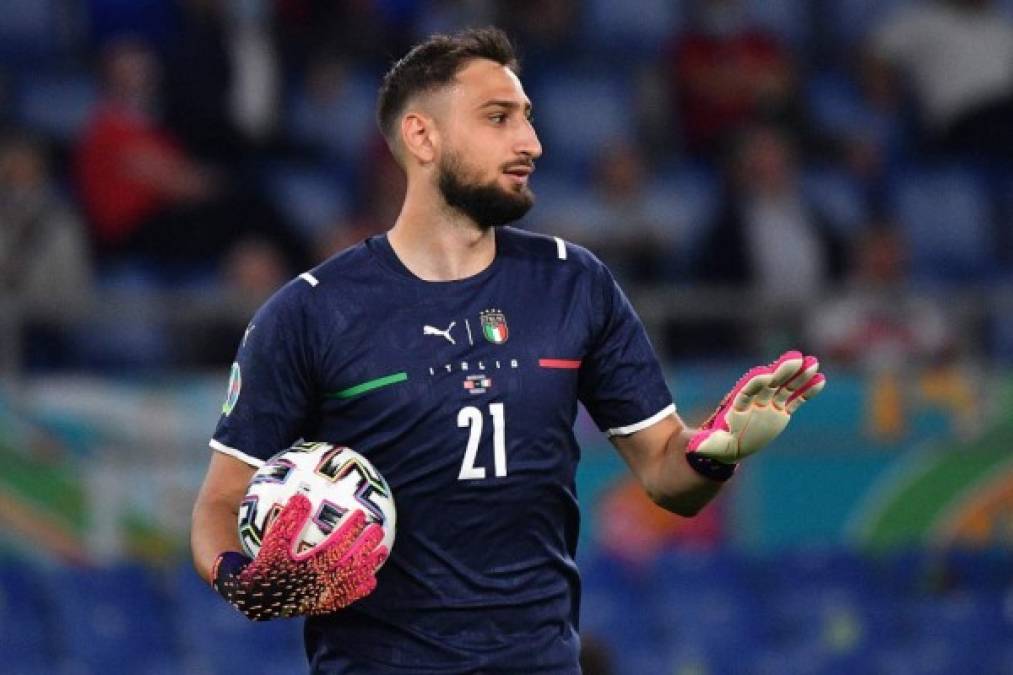 Gianluigi Donnarumma: El portero italiano firmará un contrato con el PSG hasta 2026. Llegará procedente del AC Milan. Foto AFP.