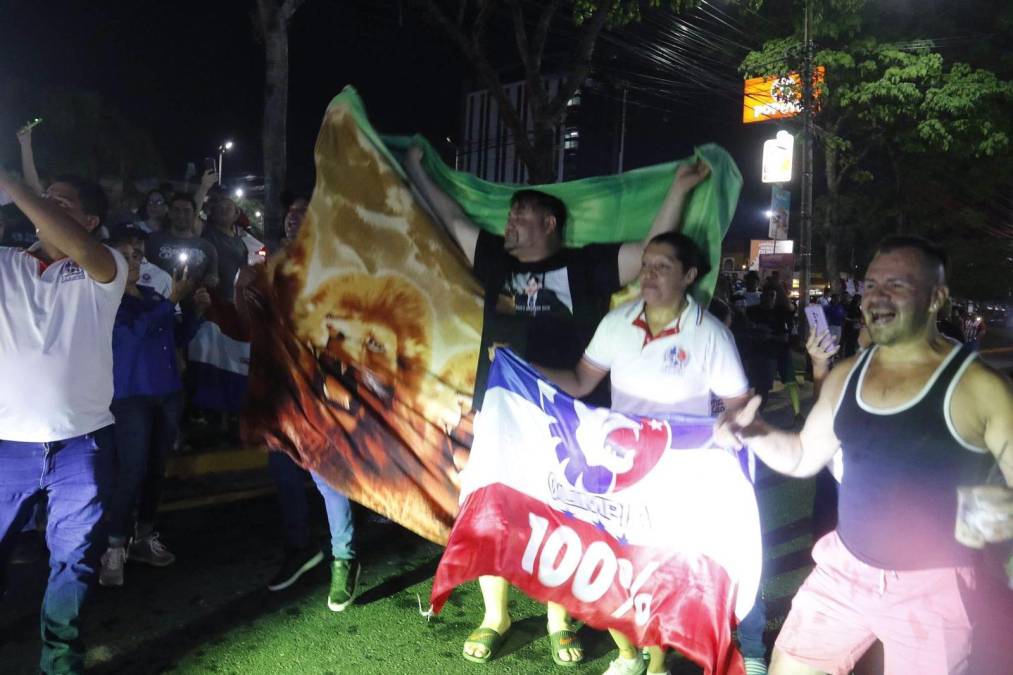 Muchos hinchas portaron sus banderas y llevaron elementos relacionados a los Leones.