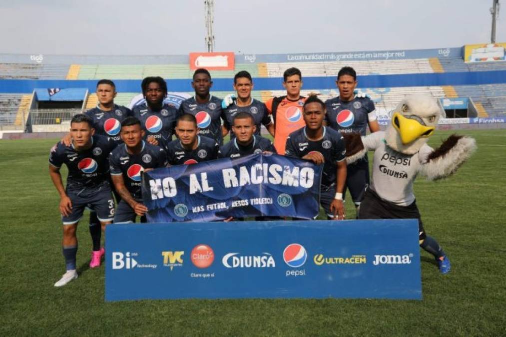 En el estadio Nacional de Tegucigalpa, Motagua se reencontró con el triunfo al golear 5-2 al Honduras Progreso. Este fue el 11 titular de los azules.