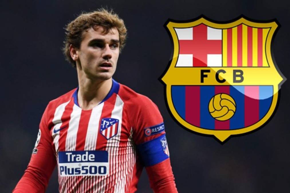 Antoine Griezmann: A inicios de esta temporada estuvo a un paso de fichar por Barcelona, pero los rechazó y decidió quedarse en el Atlético de Madrid. Sin embargo, el atacante francés de 28 años de edad estaría aceptando llegar al cuadro catalán para la próxima campaña.